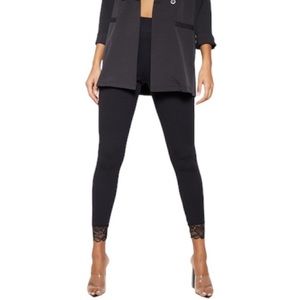 WHBM | Lace Trim Leggings